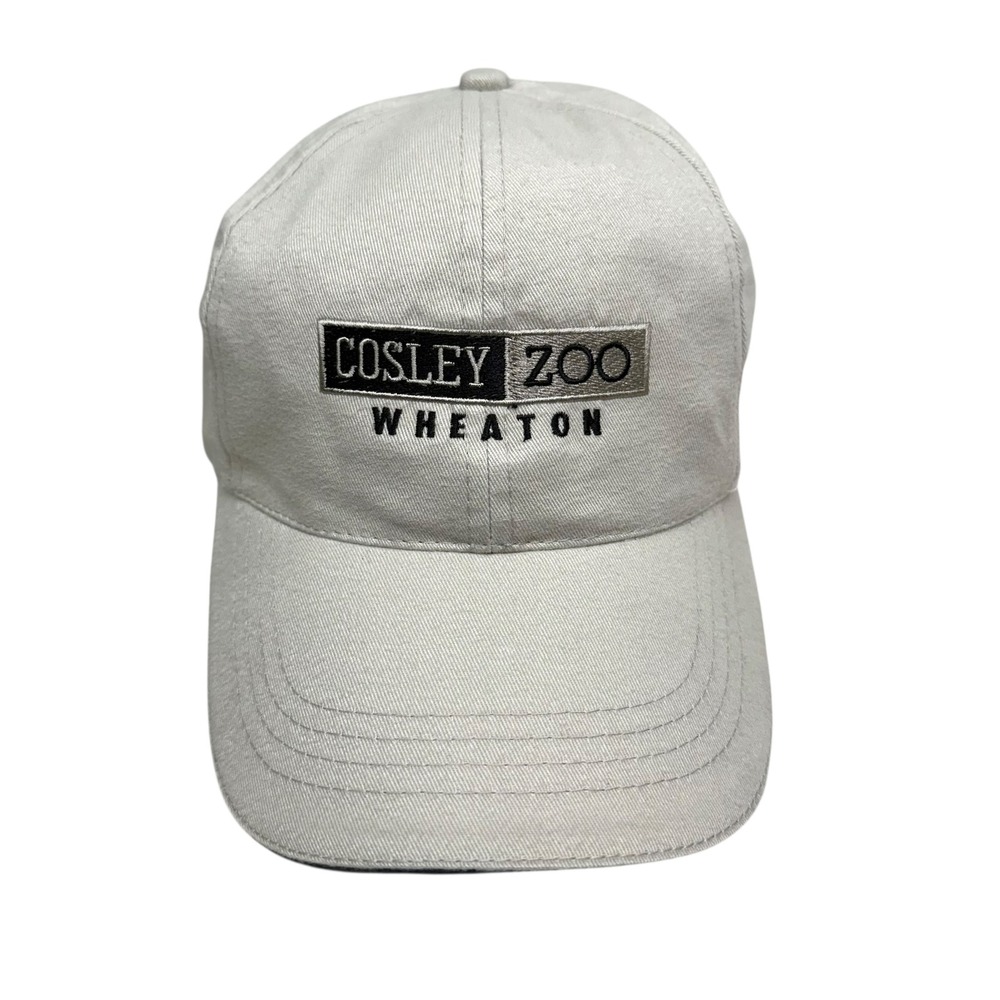 Cosley Zoo Wheaton Baseball Cap Hat Head Shots Adjustable Strapback Beige Men OS